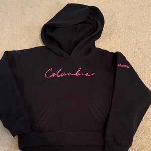 Columbia Kids Black and Pink Hoodie